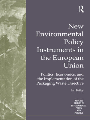 cover image of New Environmental Policy Instruments in the European Union